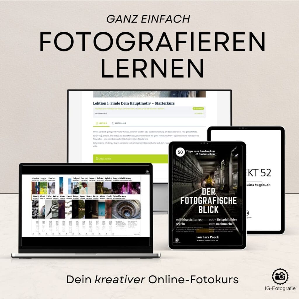 Online Fotokurs - Fotografieren lernen für Anfänger und Einsteiger