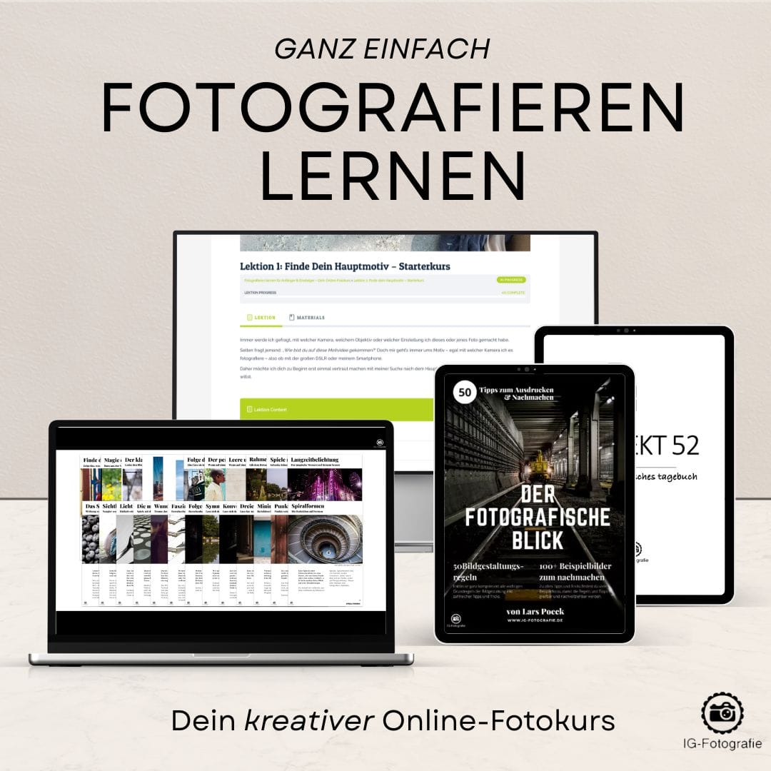 Online Fotokurs - Fotografieren lernen für Anfänger und Einsteiger